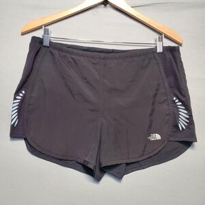 The North Face Flight Series Running Shorts Womens Small Black Reflective Lined